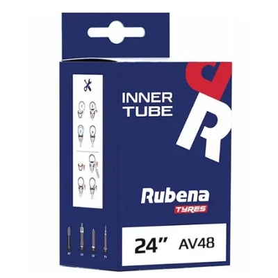 47/62-507 24x1,75/2,45 AV48 Rubena kerékpár tömlő