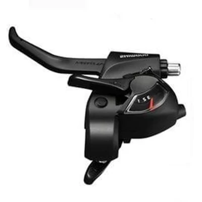 FÉKVÁLTÓKAR B TX 3-AS EZ-FIRE FEKETE 2-UJJAS V-FÉKHEZ